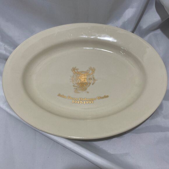 John Deere Large 50th Anniversary Dubuque Works Serving Platter Vintage 1996 - Picture 2 of 6